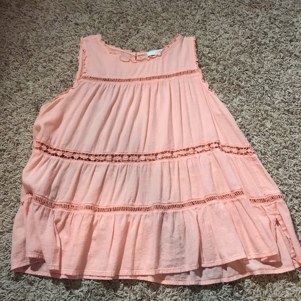 Loft Coral Tank top